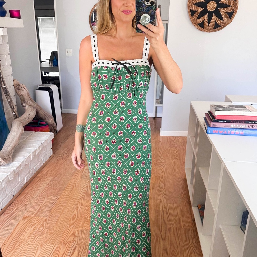 WAYF Magnolia Midi Dress Size XS NWT